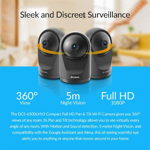 D-Link Compact Full HD Pan & Tilt Wi-Fi Camera