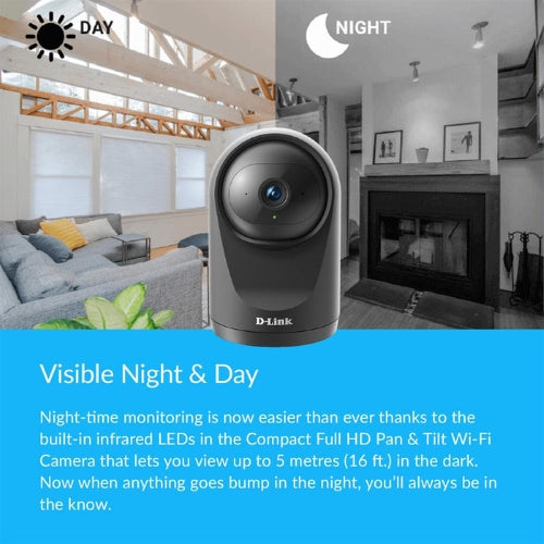 D-Link Compact Full HD Pan & Tilt Wi-Fi Camera