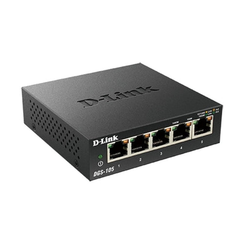 D-Link DGS-105 5-Port Gigabit Desktop Switch