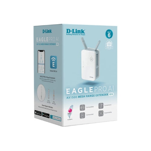 D-Link EAGLE PRO AI AX1500 Mesh Wi-Fi Range Extender