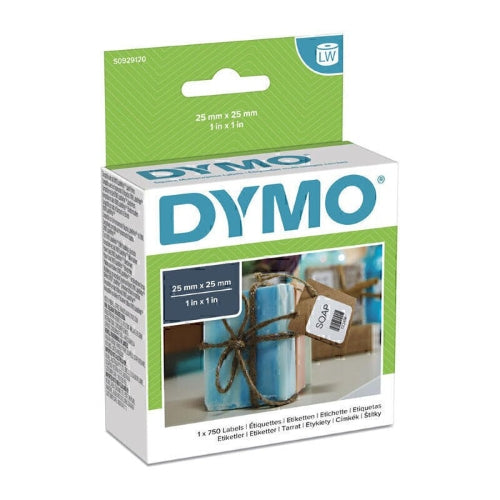 Dymo LabelWriter 25mm x 25mm Labels, White (S0929120)