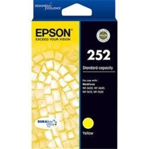Epson 252 Yellow DuraBrite Ultra Original Cartridge