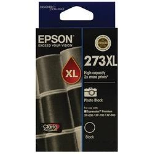 Epson 273 / 273XL Photo Black High Capacity Original Cartridge