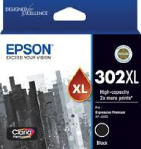 Epson 302XL Claria Premium Black Original Cartridge