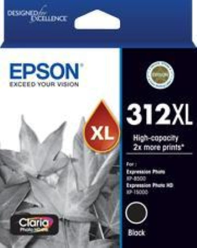 Epson 312XL Claria Photo HD Black Original Cartridge
