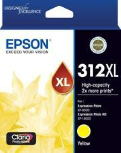 Epson 312XL Claria Photo HD Yellow Original Cartridge
