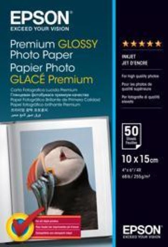 Epson Gloss 255gsm Photo Paper 6" x 4"