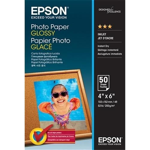 Epson Gloss 200gsm Photo Paper 6" x 4"