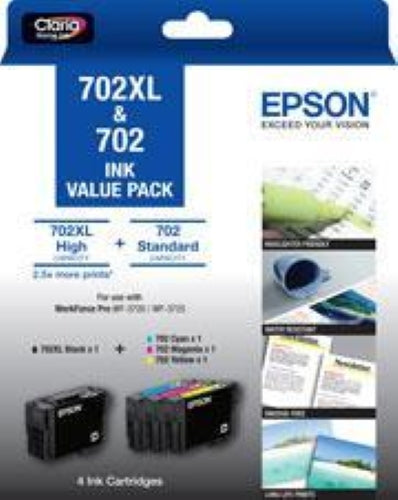 Epson 702XL Value Pack Original Cartridge