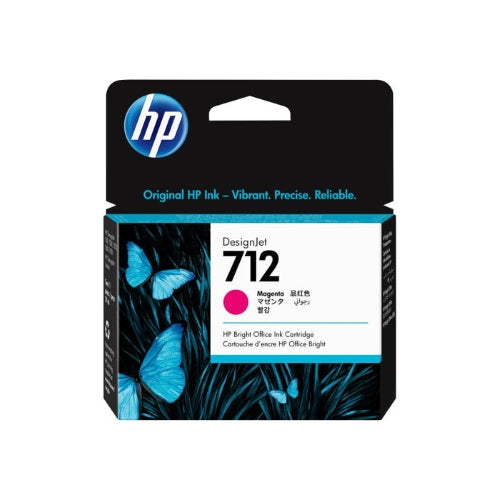 HP 712 Magenta Genuine Ink, 28ml (3ED68A)