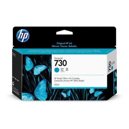HP 730 DesignJet Cyan Genuine Ink Cartridge (P2V64A)