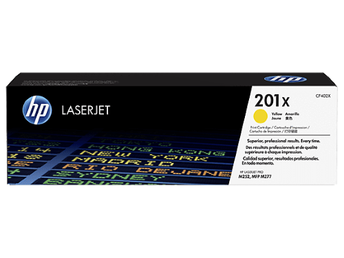 HP 201X / CF402X High Yield Yellow Original Toner
