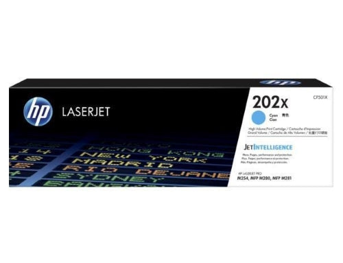 HP 202X / CF501X Cyan High Capacity Original Toner