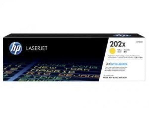 HP 202X / CF502X Yellow High Capacity Original Toner