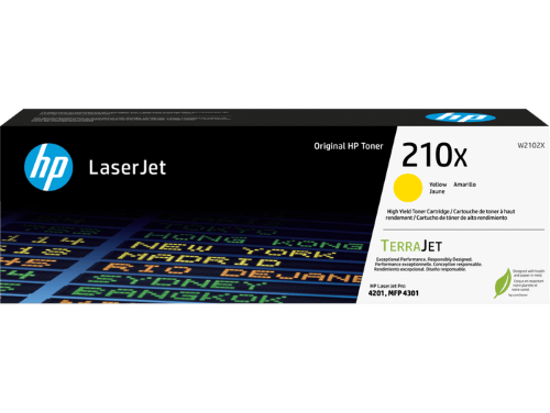 HP 210X Genuine Yellow Toner W2102X