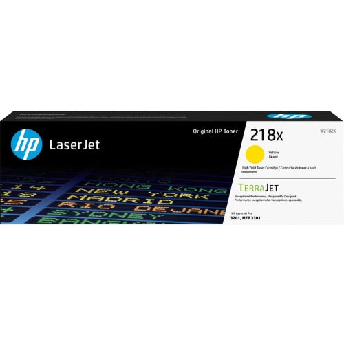 HP 218X Yellow High Yield Genuine Toner (W2182X)