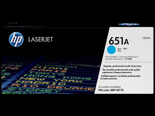 HP 651A / CE341A Cyan Original Toner