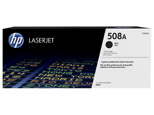 HP 508A / CF360A Black Original Toner