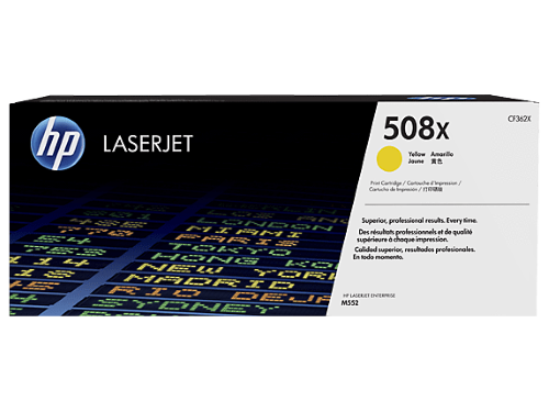 HP 508X / CF362X High Yield Yellow Original Toner