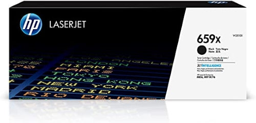 HP 659X Black High Yield LaserJet Toner Cartridge, Original W2010X