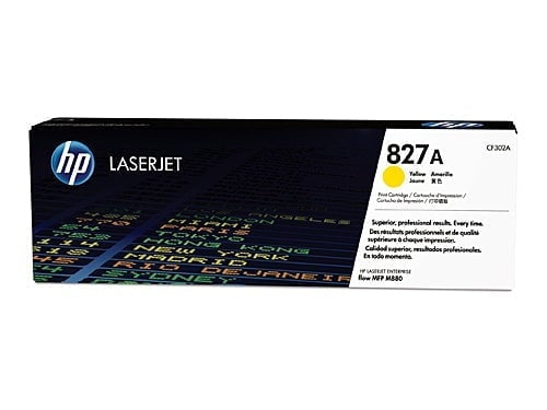 HP 827A Yellow Toner Cartrige, Original CF302A