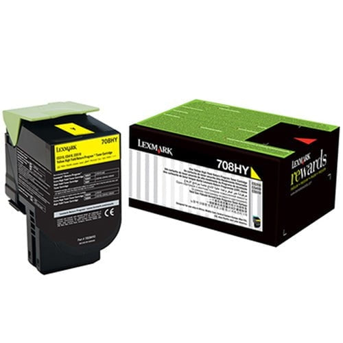 Lexmark 708 / 708HY Original Yellow Toner