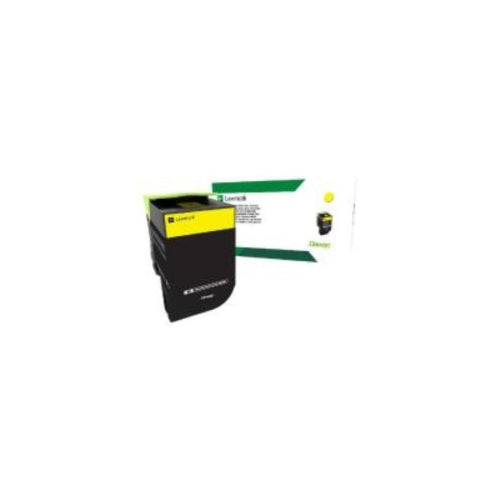 Lexmark 808Y Yellow Toner Cartridge