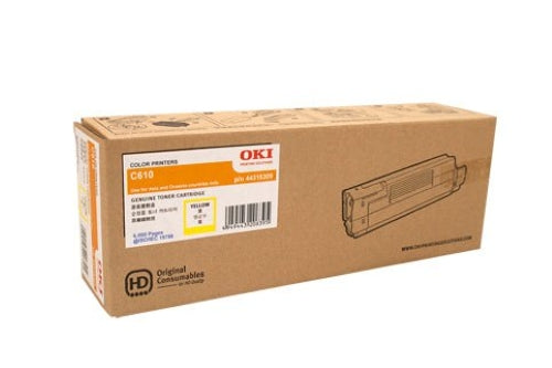 Oki C610 / C 610 Original Yellow Toner