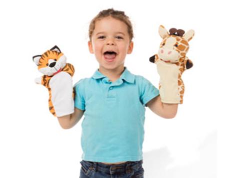 Melissa & Doug - Hand Puppets - Zoo Friends