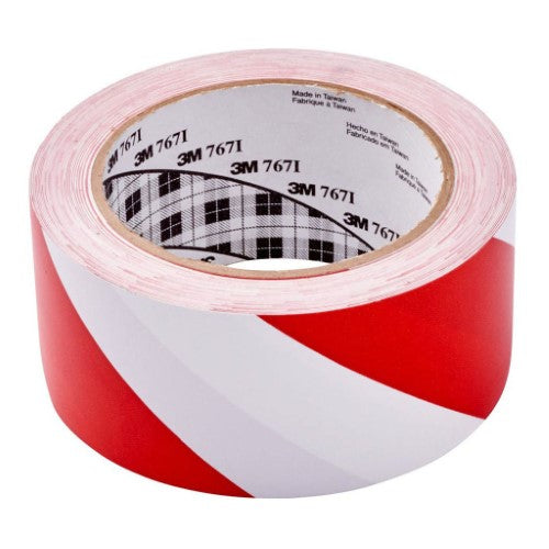 3M Scotch Tape Vinyl 767 50mm X 33M Red/White
