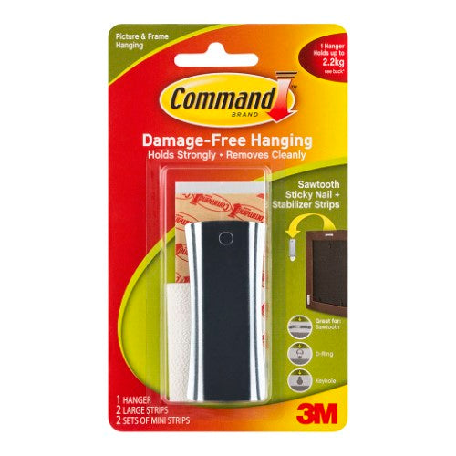 3M Command Picture Hanger 17047 Large Metal Universal
