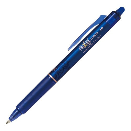Pilot Frixion Clicker 1.0 Broad Blue Erasable Gel Pen