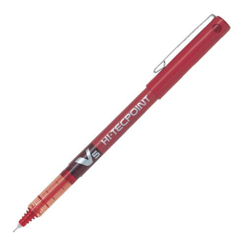Pilot Hi-Tec V5 Extra Fine Red - (Set of 12 )