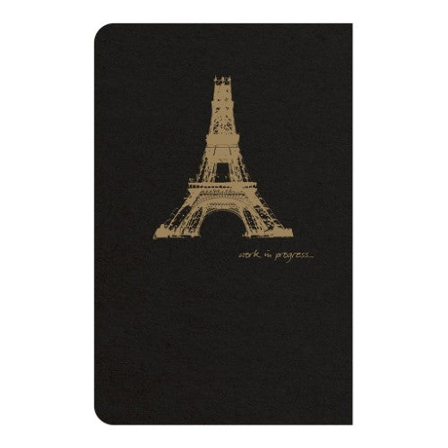 Flying Spirit Sewn Notebook 9x14 Asstd Black
