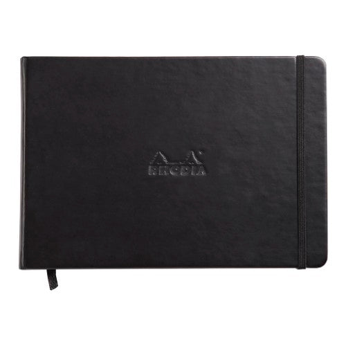 Rhodia Webnotebook Landscape A5 Blank Black