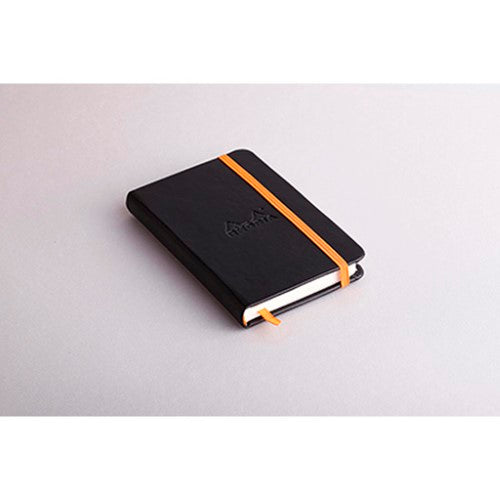 Rhodiarama Hardcover Notebook Pocket Lined Black