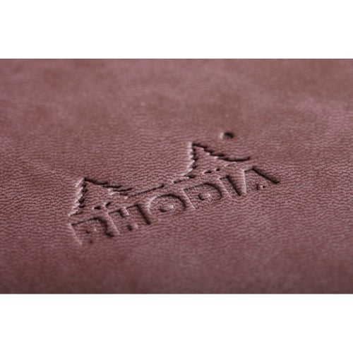 Rhodiarama Hardcover Notebook Pocket Lined Chocolate