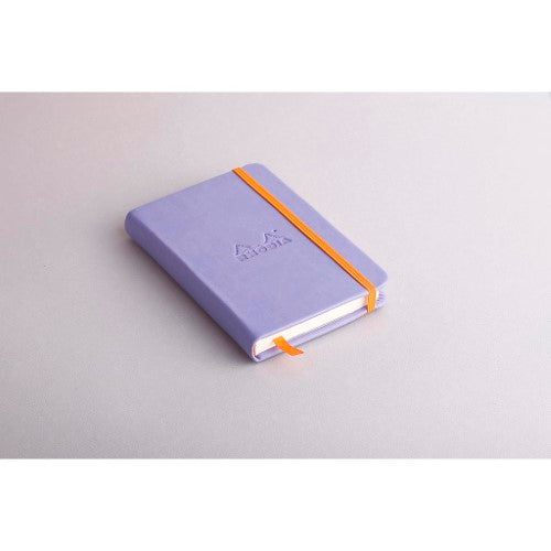 Rhodiarama Hardcover Notebook Pocket Lined Iris Blue