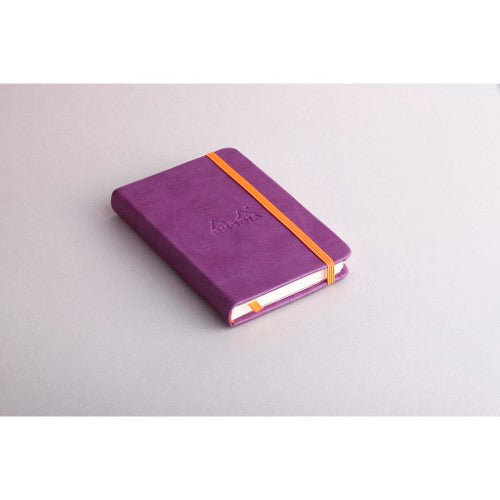 Rhodiarama Hardcover Notebook Pocket Lined Purple