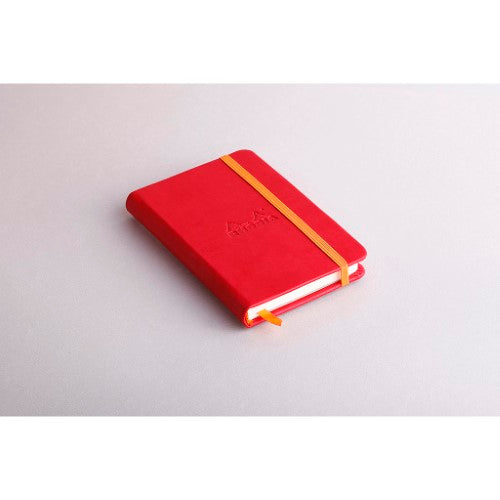 Rhodiarama Hardcover Notebook Pocket Lined Poppy