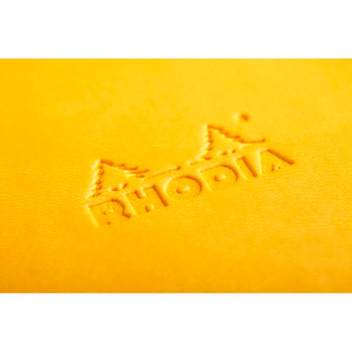 Rhodiarama Hardcover Notebook Pocket Lined Daffodil