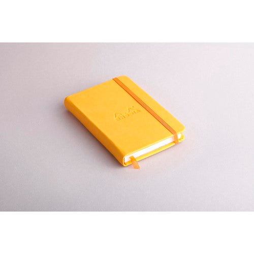 Rhodiarama Hardcover Notebook Pocket Lined Daffodil