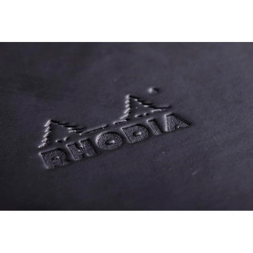 Rhodiarama Hardcover Notebook A5 Lined Black