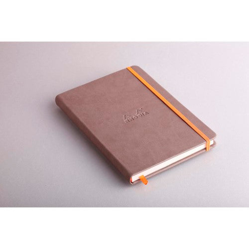 Rhodiarama Hardcover Notebook A5 Lined Taupe