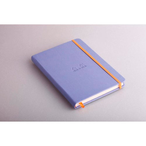 Rhodiarama Hardcover Notebook A5 Lined Iris Blue