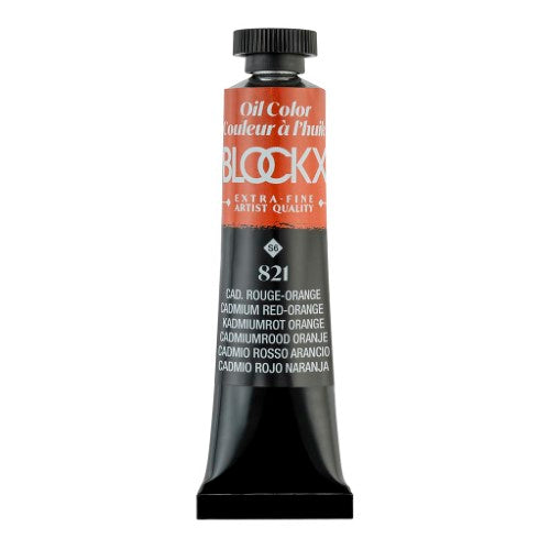 BLOCKX Oil Tube 20ml S6 821 Cadmium Red-Orange