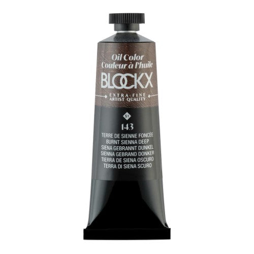 BLOCKX Oil Tube 35ml S1 143 Burnt Sienna Deep