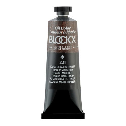 BLOCKX Oil Tube 35ml S2 221 Transparent Mars Red