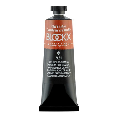 BLOCKX Oil Tube 35ml S6 821 Cadmium Red-Orange