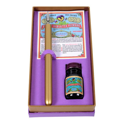Herbin Traditional Writing Set Violette Pensee